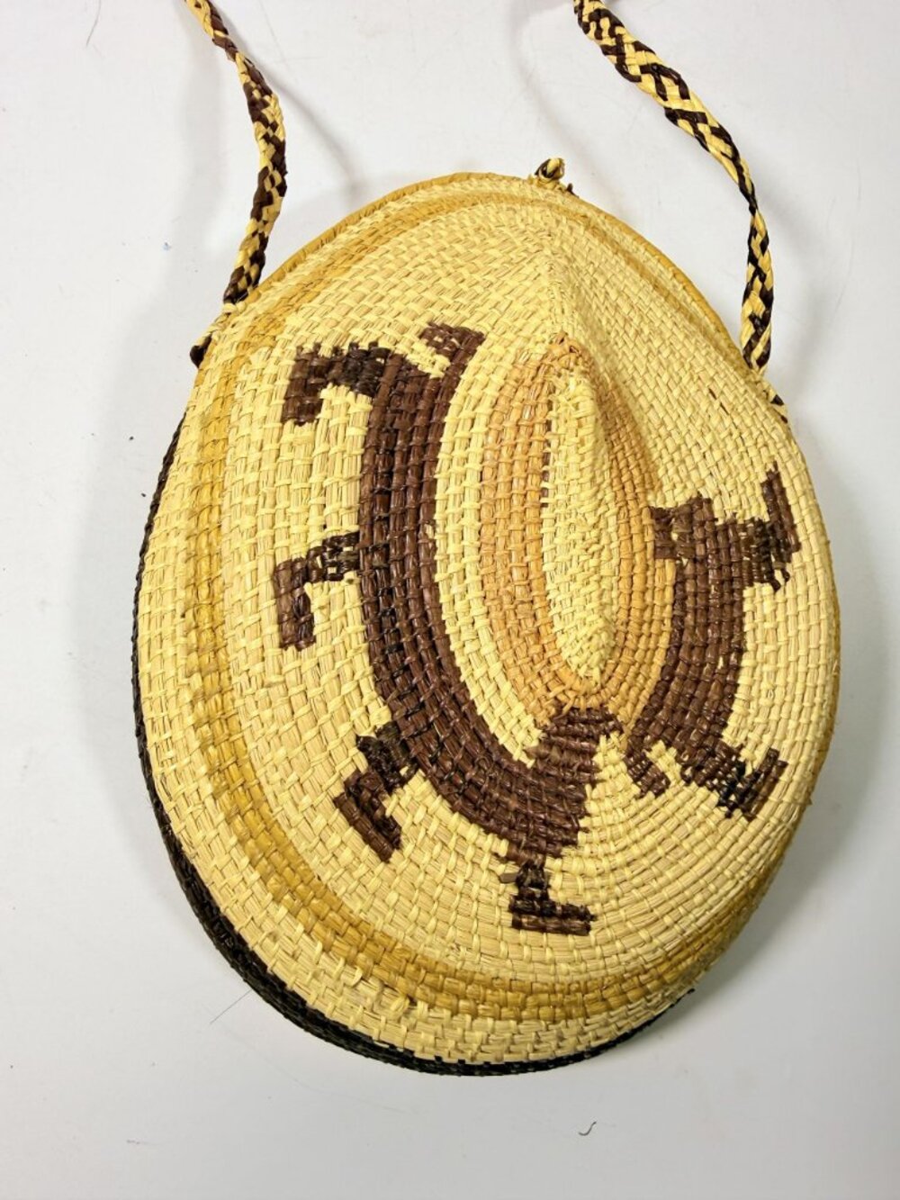 Tribal Medicine Pouch Purse Turtle Wounaan Embera Panama Folk Art Vintage Handma - Picture 4 of 16